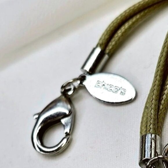 Chicos Boho Rose Quartz and Jasper Gemstone Leather Long Necklace - Picture 11 of 15